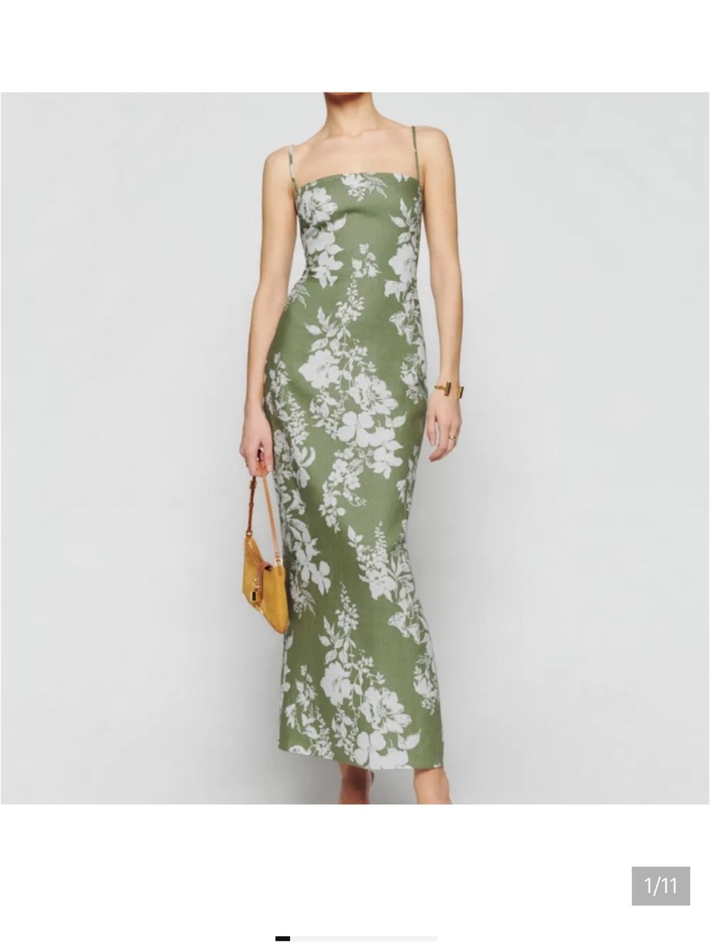 Reformation Frankie Linen Dress